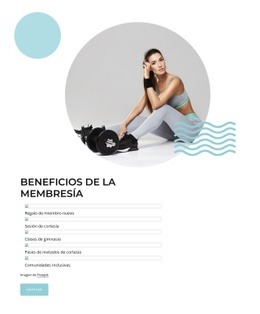 Beneficios De La Membresía - HTML Builder