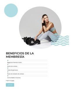 Diseño De Sitio Web Beneficios De La Membresía Para Cualquier Dispositivo