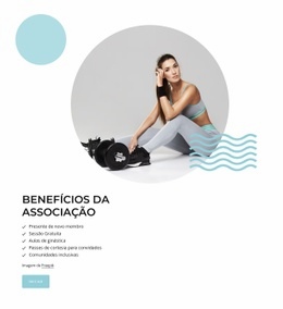 Design De Site Benefícios De Associação Para Qualquer Dispositivo