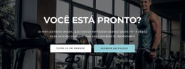 HTML Responsivo Para Título E Dois Botões