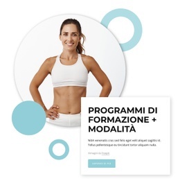 Modello Web Reattivo Per Fitness Illimitato, Yoga, Bouldering