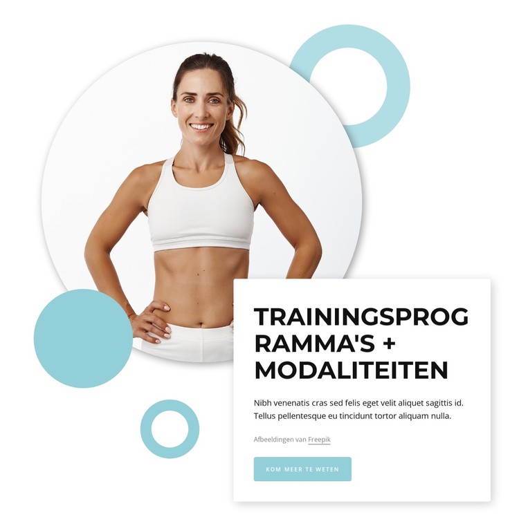 Onbeperkt fitnessen, yoga, boulderen CSS-sjabloon