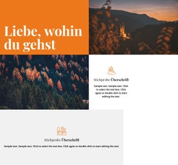 Wohin Gehst Du - HTML5-Seitenvorlage