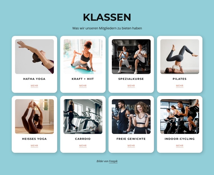 Unsere Klassen WordPress-Theme