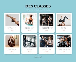 Nos Classes - HTML Website Builder