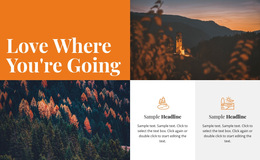Where You'Re Going - HTML5 Page Template