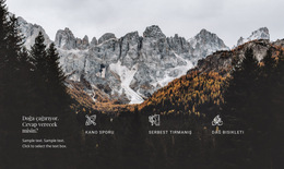 Buz Tırmanışı - Profesyonel Web Sitesi Şablonu