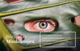 Bőrápolás Nőknek – Végső WordPress Téma