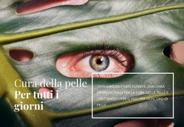 Modello Web Reattivo Per Skincare Per Donna