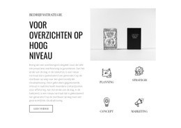 Multifunctioneel Websiteontwerp Voor Van Overzichten Op Hoog Niveau