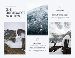 Olhe Profundamente Na Natureza – Design Responsivo