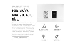 Baixe O Tema WordPress Para De Visões Gerais De Alto Nível