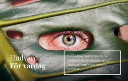 Hudvård För Kvinna – Responsiv Webbdesign