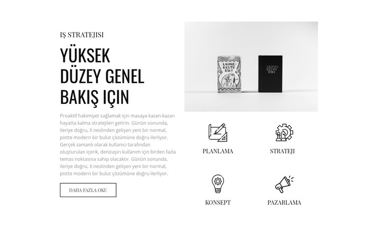 Üst düzey genel bakışlardan Web Sitesi Oluşturucu Şablonları