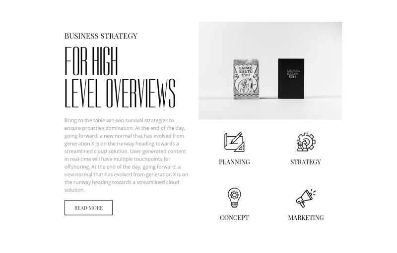 From high level overviews Web Page Design