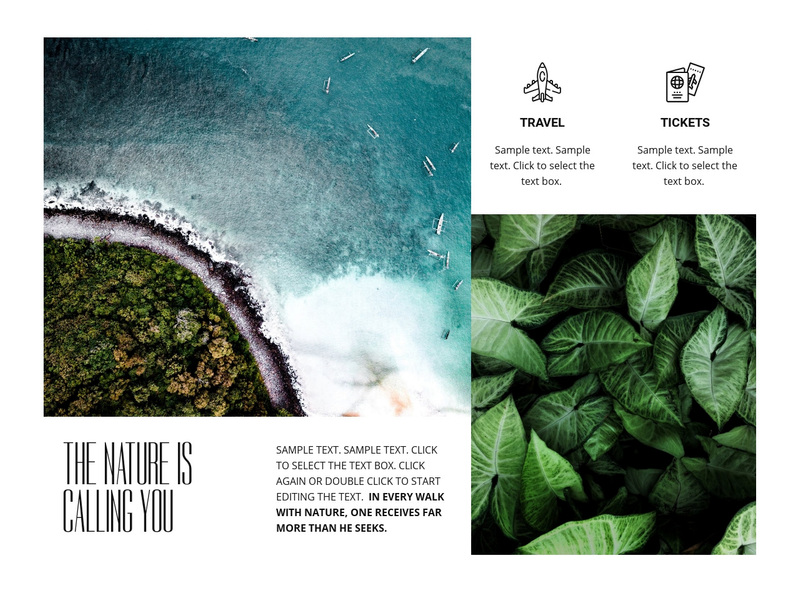 Where to go to rest Squarespace Template Alternative