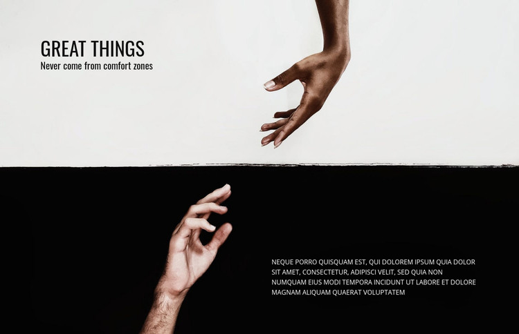 Good things Homepage Design