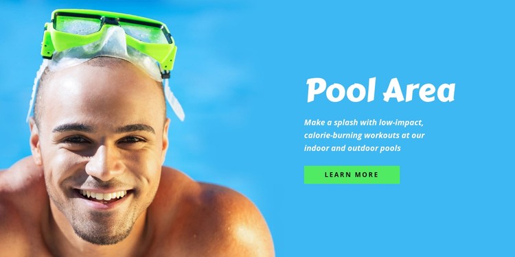 Spots swimming club CSS Template