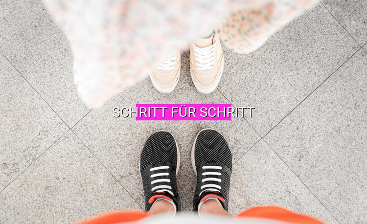 Schritt für Schritt HTML-Vorlage