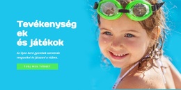 Vízi Tevékenységek És Játékok – Egyszerű WordPress Téma