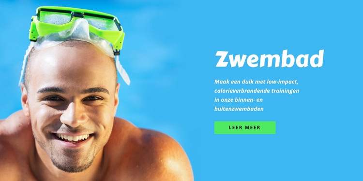 Vlekken zwemclub Website ontwerp