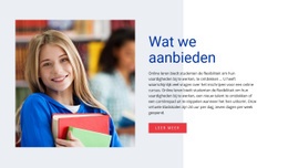 Onderwijzen En Leren - HTML Template Generator