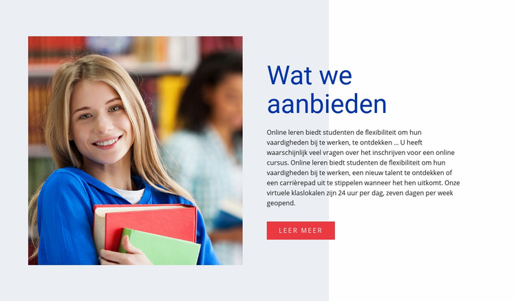 Onderwijzen en leren Joomla-sjabloon