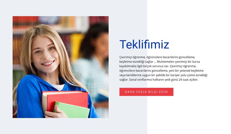 Öğretmek ve öğrenmek CSS Şablonu