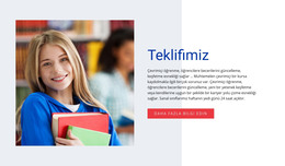 Öğretmek Ve Öğrenmek - Duyarlı HTML5 Şablonu