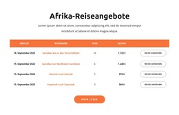 Reiseangebote Für Afrika - Beste HTML-Vorlage
