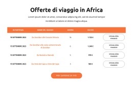 Offerte Di Viaggio In Africa - Generatore Di Siti Web Reattivi