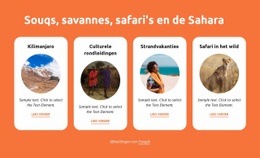 Souks, Savannes, Safari'S, Sahara - Gratis Download Website-Ontwerp