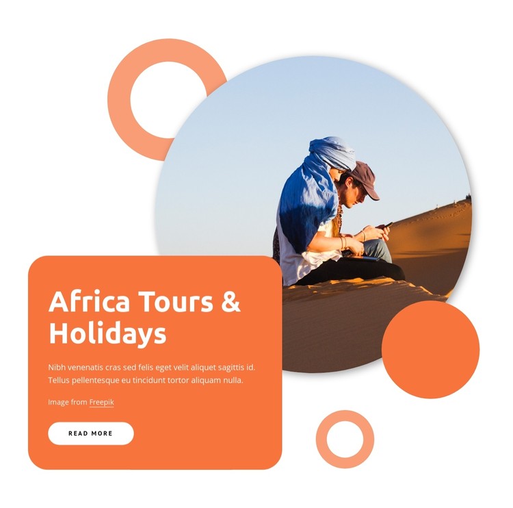 Hand-crafts adventure holidays CSS Template