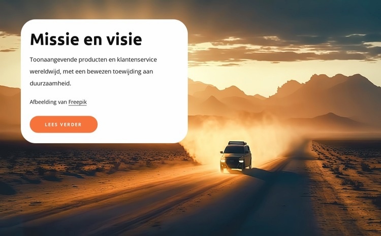 Afrikaanse safaripakketten Website ontwerp