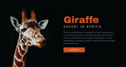 Tanzania Safari 7 Days Joomla Template 2024