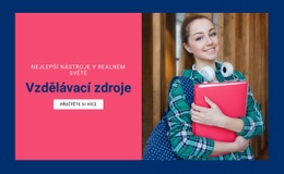 Vzdělávací Zdroje – Šablona Webové Stránky HTML