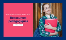 Ressources Pédagogiques - Modèle De Page Web