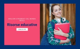 Generatore Di Siti Web Pronto All'Uso Per Risorse Educative