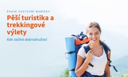 Pěší Turistika, Trekking, Cestování - Krásná Šablona Kolekce Barev