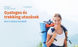 Túrázás, Túrázás, Utazások - Gyönyörű Színgyűjtő Sablon