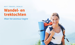 Wandelen, Wandelen, Reizen - Professioneel WordPress-Thema