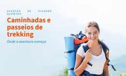 Construtor De Páginas Joomla Para Caminhadas, Trekking, Passeios Turísticos