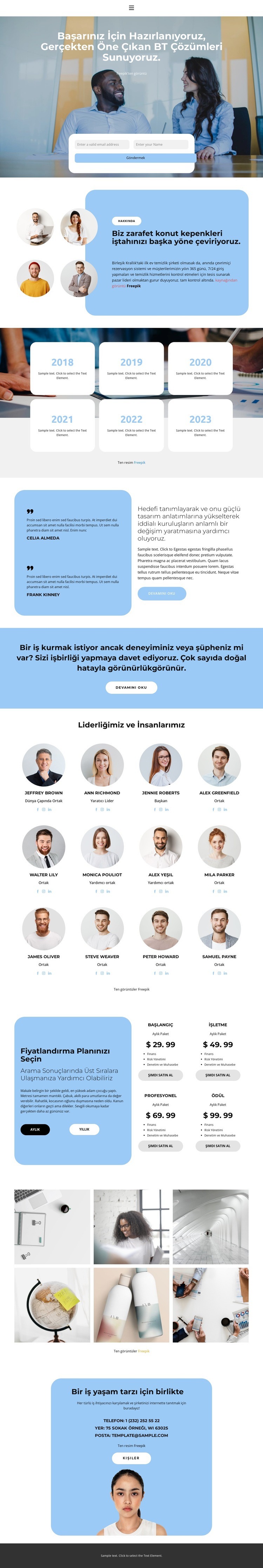 Yeniliklerle tanışın Web Sitesi Mockup'ı