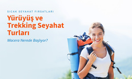 Yürüyüş, Trekking, Gezi Turları - WordPress Temasını Kullanmaya Hazır
