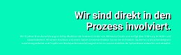 CSS-Layout Für Überschrift Auf Farbigem Hintergrund