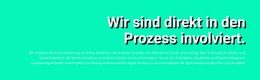 Überschrift Auf Farbigem Hintergrund - Website-Design
