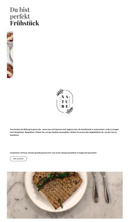 Dein Perfektes Frühstück - Responsives Design