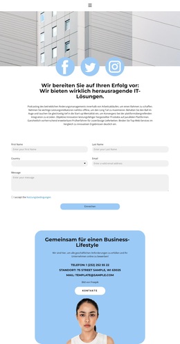 Kommen Sie Und Lernen Sie Uns Kennen – Kostenlos Herunterladbares WordPress-Theme