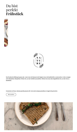 Dein Perfektes Frühstück – Bestes Kostenloses WordPress-Theme