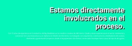 Diseño De Sitio Web Premium Para Título Sobre Fondo De Color